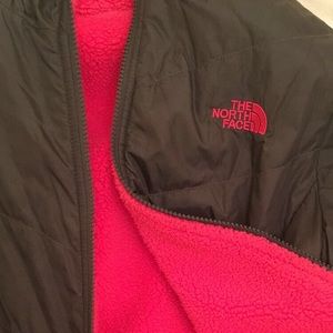 Kids reversible north face jacket